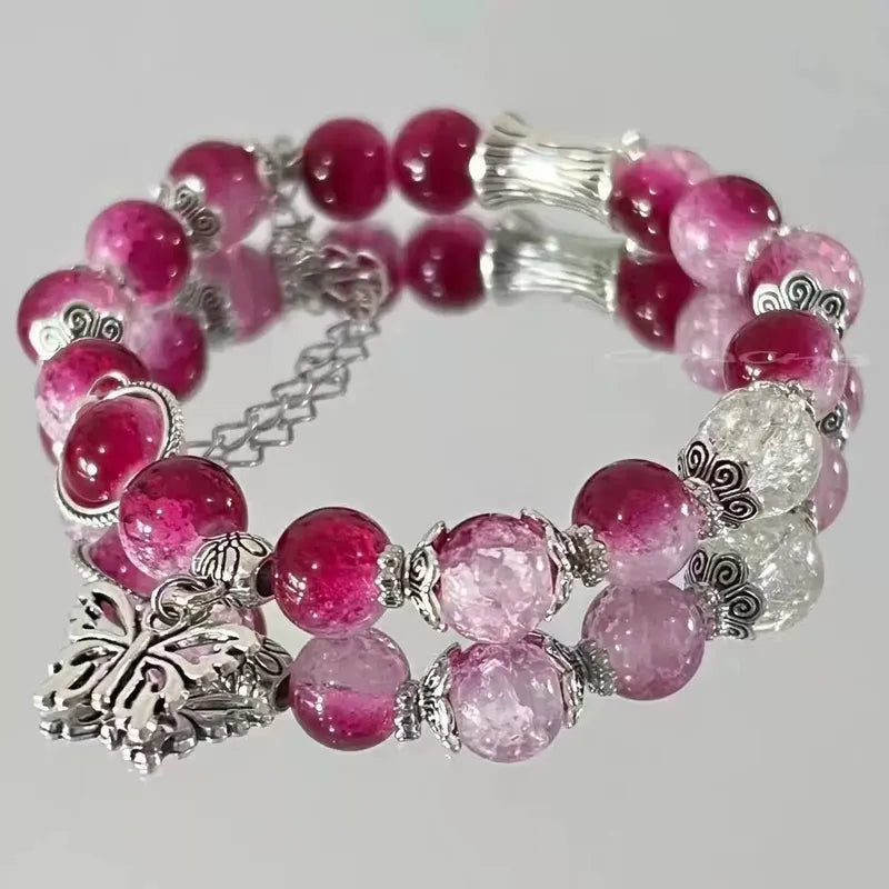 Butterfly Bracelet Set for Women | 3-Piece Y2K Bracelet Set