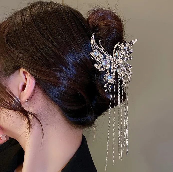 Moon Fairy Butterfly Hair Clip